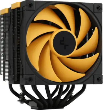 Ftohës ajri për procesor DeepCool AK620 Zero Dark Zoria, 12 cm, i zi/i verdhë