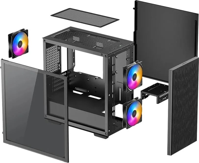 Kasë DeepCool MATREXX 40 3FS Micro Tower, e zezë - 16