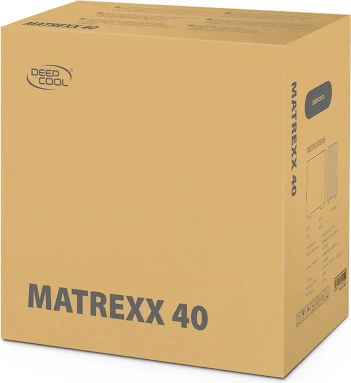 Kasë DeepCool MATREXX 40 3FS Micro Tower, e zezë - 22