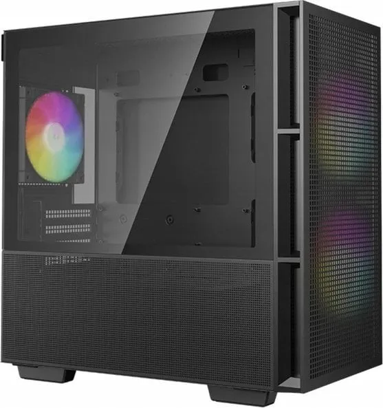 Kasë DeepCool CC360 ARGB Mini Tower, e zezë - 2