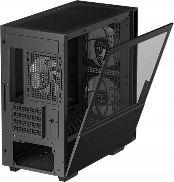 Kasë DeepCool CC360 ARGB Mini Tower, e zezë - 6