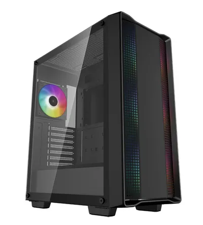 Kasë Deepcool CC560 ARGB V2 / ATX, e zezë - 1