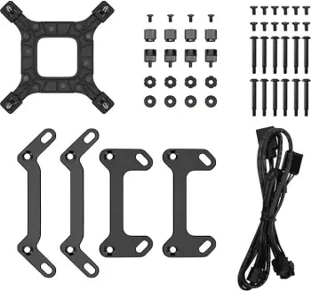 Set ftohës për procesor DeepCool LQ360, 12 cm, i zi