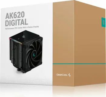 Ftohës për procesor Deepcool AK620 Digital, ARGB, i zi