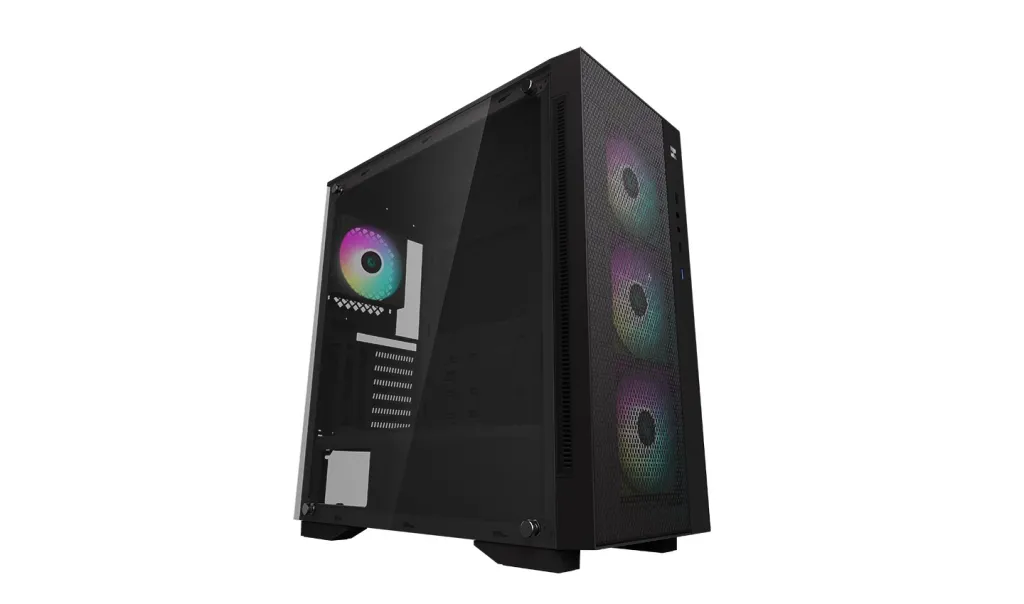 Kasë DeepCool Matrexx 55 Mesh ARGB 4F Midi Tower, i zi - 3