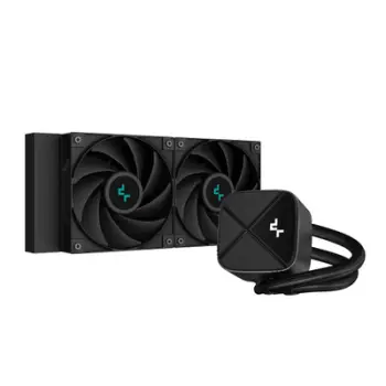 Ftohës me ujë Deepcool LS520S ZERO DARK, 240 mm, 3100 RPM, i zi