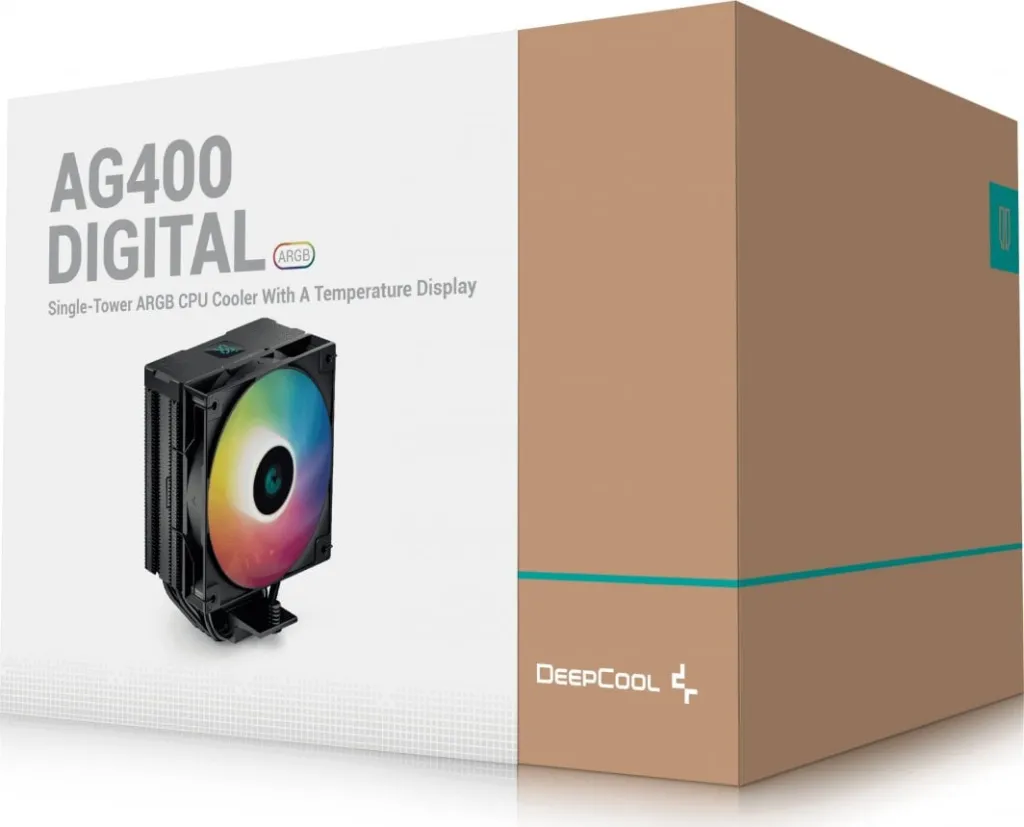 Ftohës për CPU Deepcool AG400 Digital BK ARGB - 10