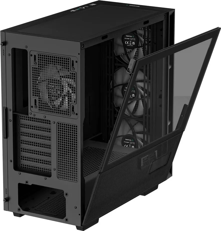 Kasë Deepcool CH560 Digital / MidT, e zezë - 16