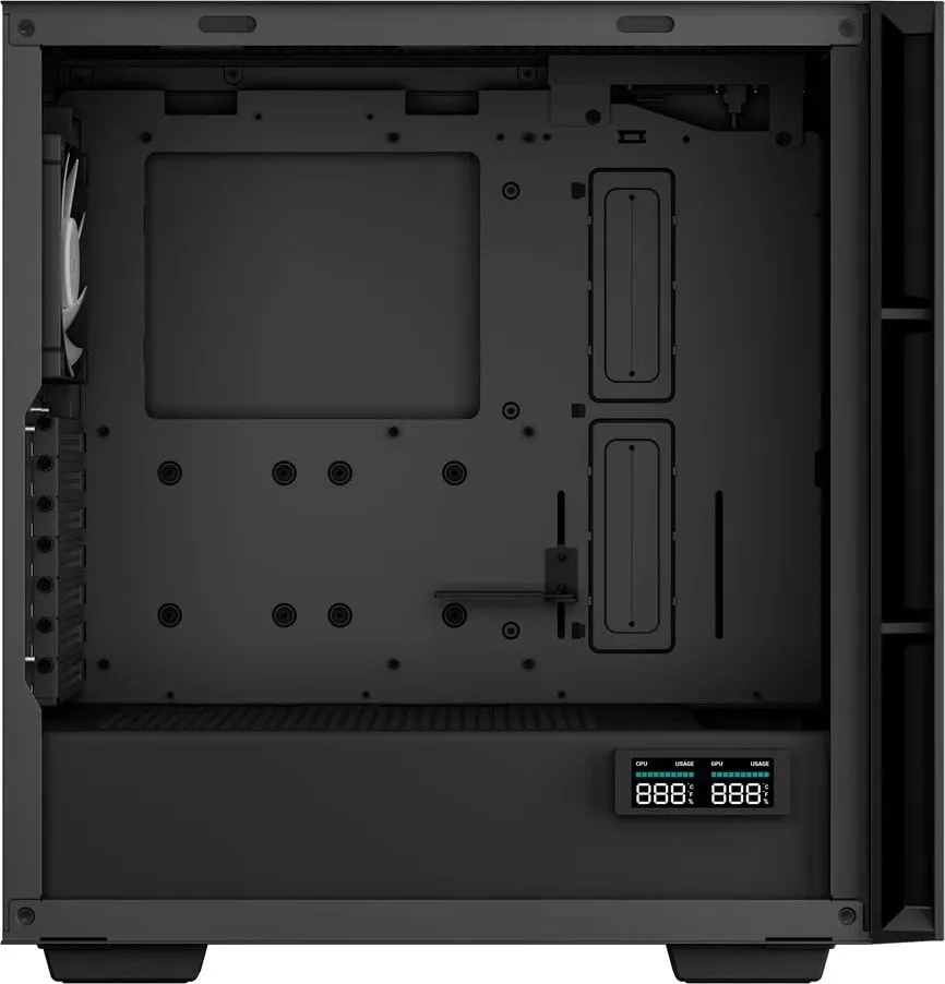 Kasë Deepcool CH560 Digital / MidT, e zezë - 6