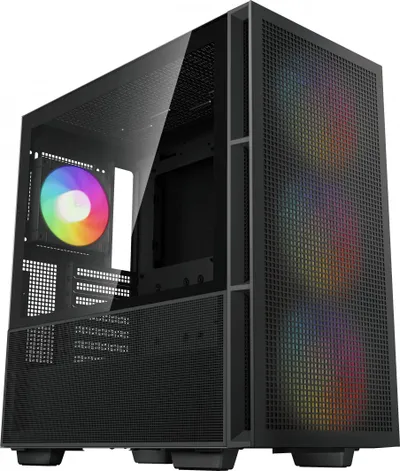 Kasë Deepcool CH560 / MidT, e zezë - 1