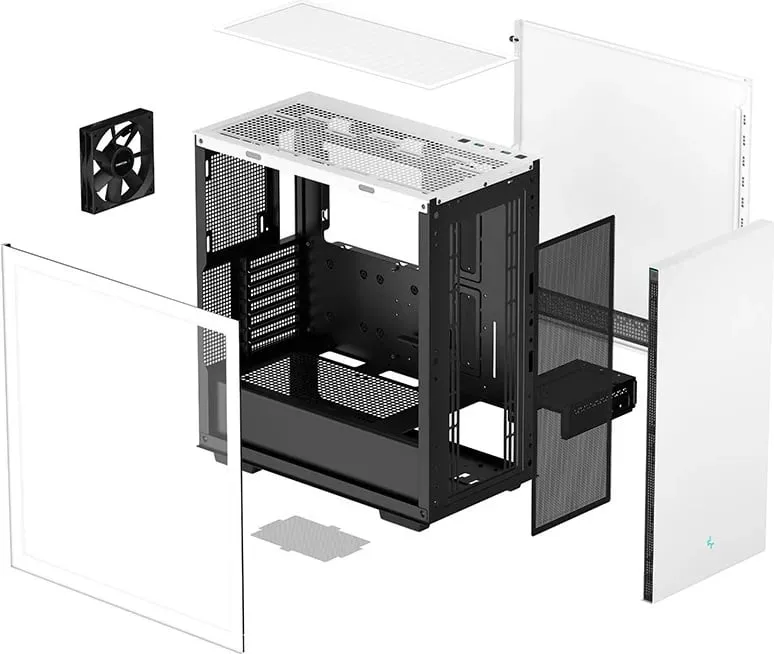Kasë Deepcool CH510 MESH Digital / E-ATX, e zezë - 11