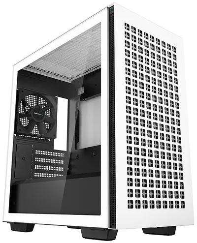 Kasë Deepcool CH370 / MidT / MiniITX, e bardhë - 1