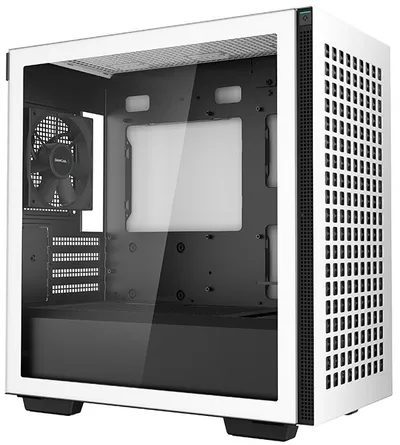 Kasë Deepcool CH370 / MidT / MiniITX, e bardhë - 2