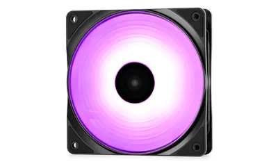 Ftohës Deepcool RF120M, 5 copë, 12 cm, i zi / i tejdukshëm - 3