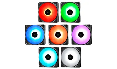 Ftohës Deepcool RF120M, 5 copë, 12 cm, i zi / i tejdukshëm - 4