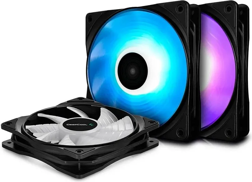 Ftohës Deepcool RF120, 3 copë, 12 cm, i zi - 2