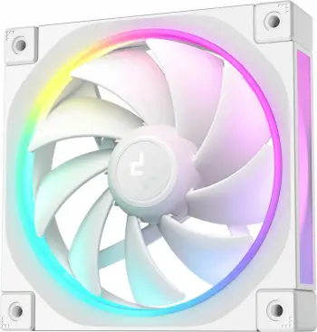 Ventilator kasë DeepCool FL12 WH, 120mm, FDB, i bardhë