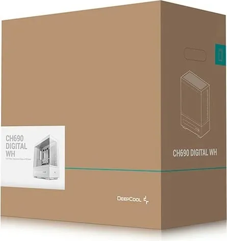 Kasë Deepcool CH690 DIGITAL WH, Tower, ATX, micro ATX, Mini-ITX, bardhë - 1