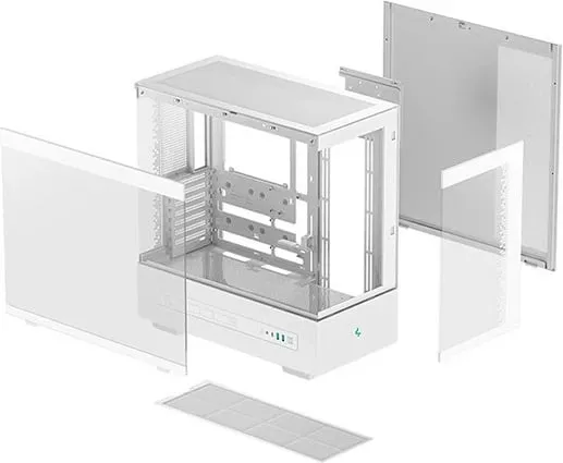 Kasë Deepcool CH690 DIGITAL WH, Tower, ATX, micro ATX, Mini-ITX, bardhë - 5