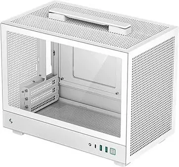 Kasje PC DeepCool CH160 WH, mini ITX, SFF, e bardhë - 2