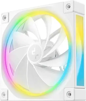 Ventilator për kasë kompjuteri DeepCool FL12R WH, 12 cm, RGB, Bardhë