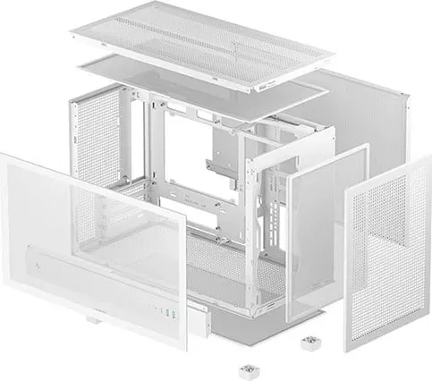 Kasë DEEPCOOL CH260 Micro Tower, e bardhë - 6