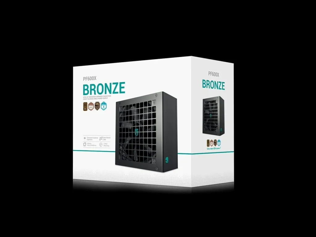 Kasë furnizimi DEEPCOOL PF600X, 600W, 80 PLUS Bronze, e zezë - 7
