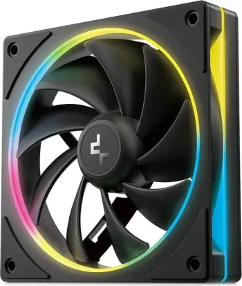 Set ventilatorë për kasë kompjuteri DeepCool FL12 SE 3IN1, 12 cm, me ndriçim LED të bardhë, 3 copë