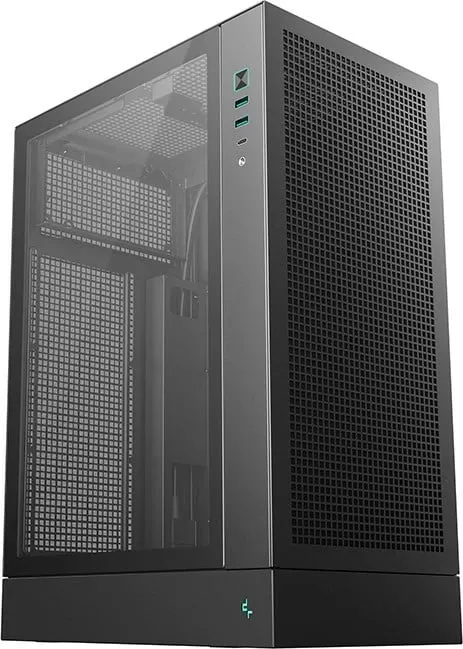 Kutia PC Deepcool Mini CH170 PLUS, Mini ITX MATX, USB C, e zezë - 1