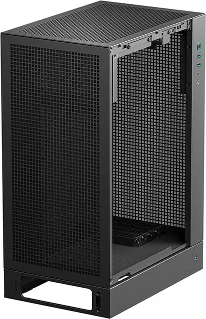 Kutia PC Deepcool Mini CH170 PLUS, Mini ITX MATX, USB C, e zezë - 2