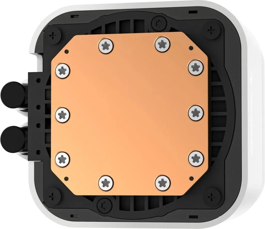 Kasë ftohëse me ujë DeepCool LQ360 WH, 3x12 cm, RGB, e bardhë - 2