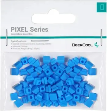 Aksesorë dekorativë për kasë DeepCool PIXEL, 100 copë, Kaltër
