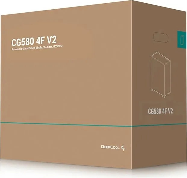 Kasë Deepcool CG580 4F V2, Midi Tower, xham i temperuar, RGB, e bardhë - 5