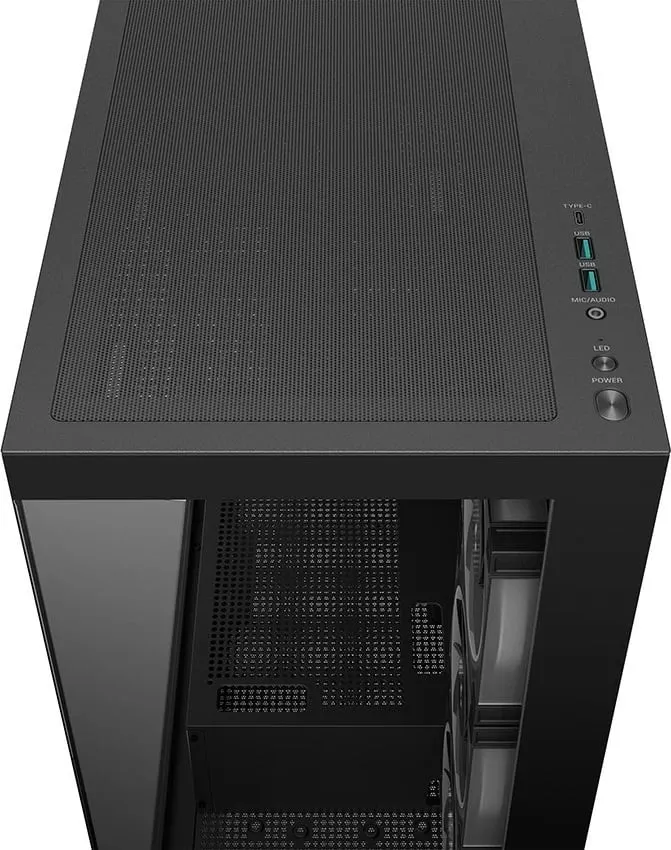 Kasë Deepcool CG580 4F V2, Midi Tower, xham i temperuar, RGB, e bardhë - 10