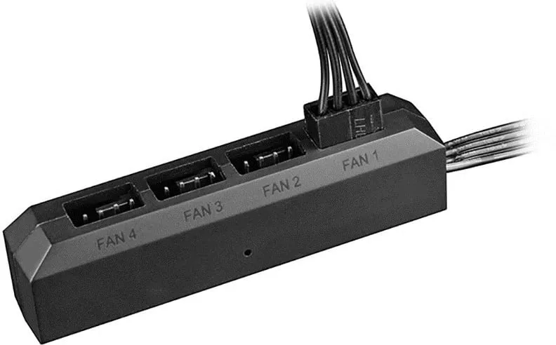 Hub i Ventilatorëve DEEPCOOL FH-04, i Zi - 4