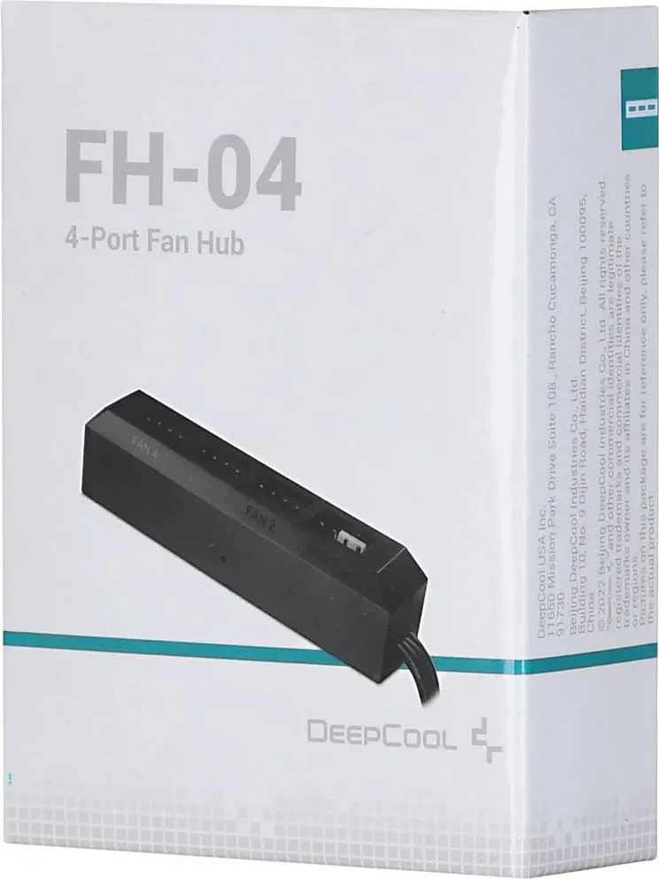Hub i Ventilatorëve DEEPCOOL FH-04, i Zi - 9