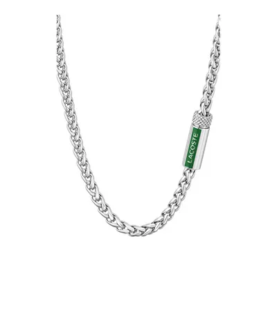 Qafore për meshkuj Lacoste Spelt 2040340, 56 cm, e argjendtë - 1