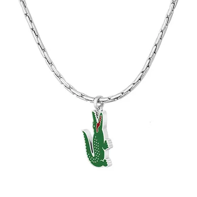 Qafore për meshkuj Lacoste Arthor 2040228, e argjendtë/e gjelbër - 2