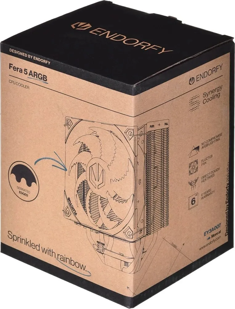 Ftohës CPU Endorfy Fera 5 ARGB, 120mm, i zi - 3