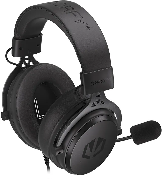 Kufje Endorfy Viro Plus USB, të zeza - 4