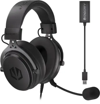 Kufje Endorfy Viro Plus USB, të zeza