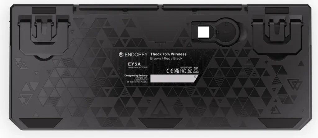 Tastierë ENDORFY Thock TKL Wireless CZ Red, mekanike, e zezë - 4