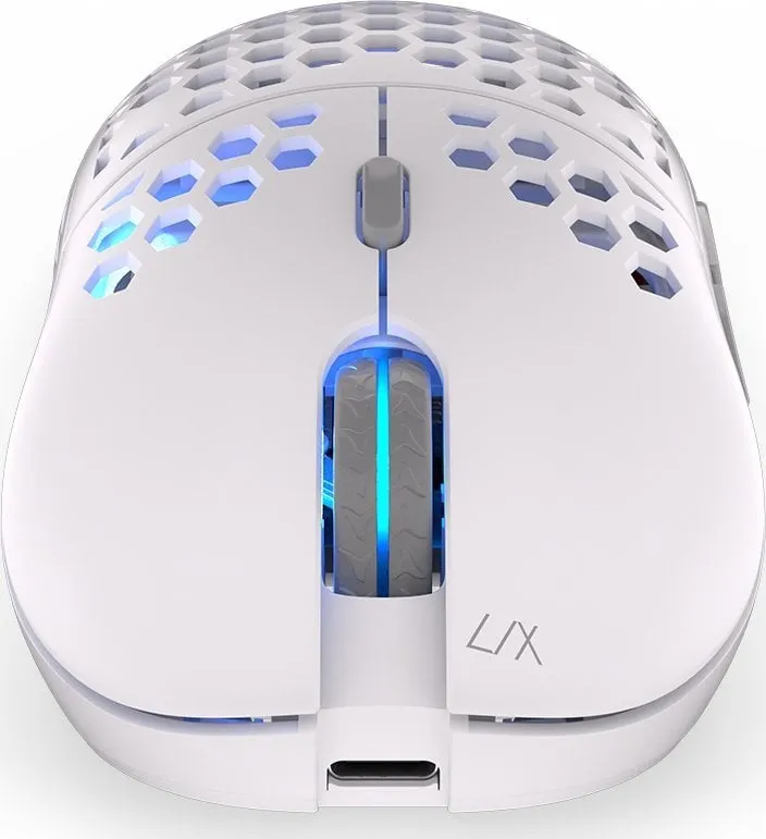 Maus Endorfy LIX Onyx (EY6A010), i bardhë - 3