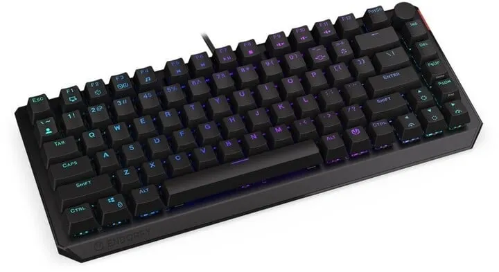 Tastierë Endorphy Thock 75%, TKL, Kailh Red, e zezë, US - 2