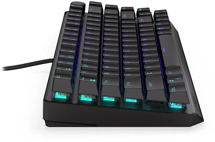 Tastierë Endorphy Thock 75%, TKL, Kailh Red, e zezë, US - 3