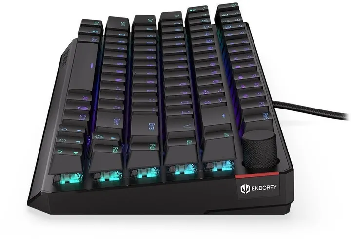 Tastierë Endorphy Thock 75%, TKL, Kailh Red, e zezë, US - 4