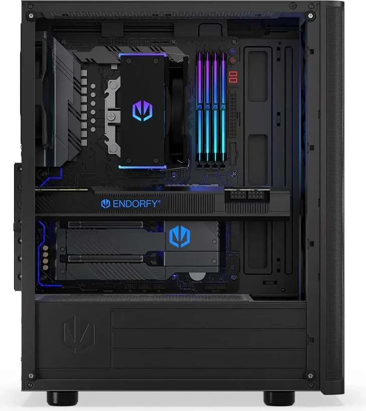Kasë Endorfy Ventum 200 Air, TG, e zezë - 8