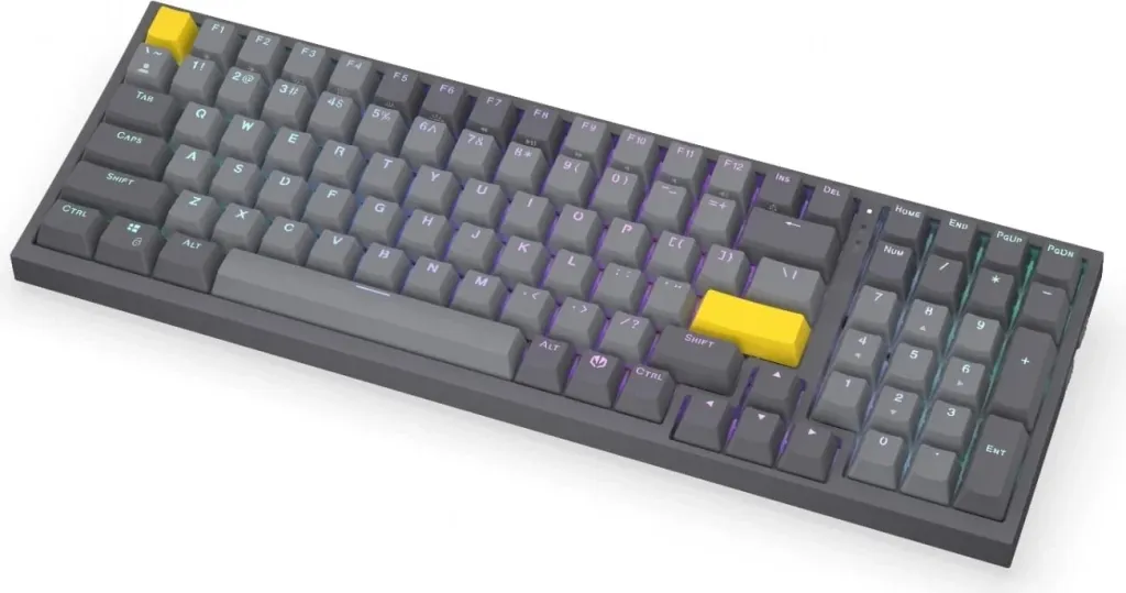 Tastierë mekanike Endorfy Celeris 1800, RGB, wireless, 96%, gri - 2