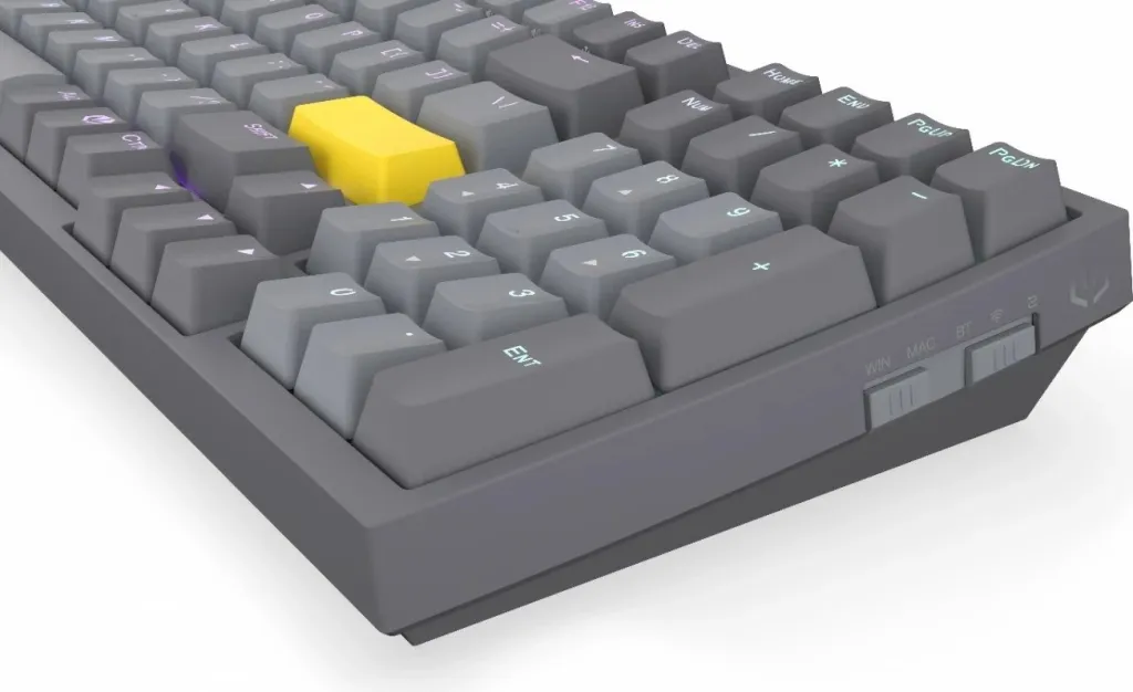 Tastierë mekanike Endorfy Celeris 1800, RGB, wireless, 96%, gri - 11