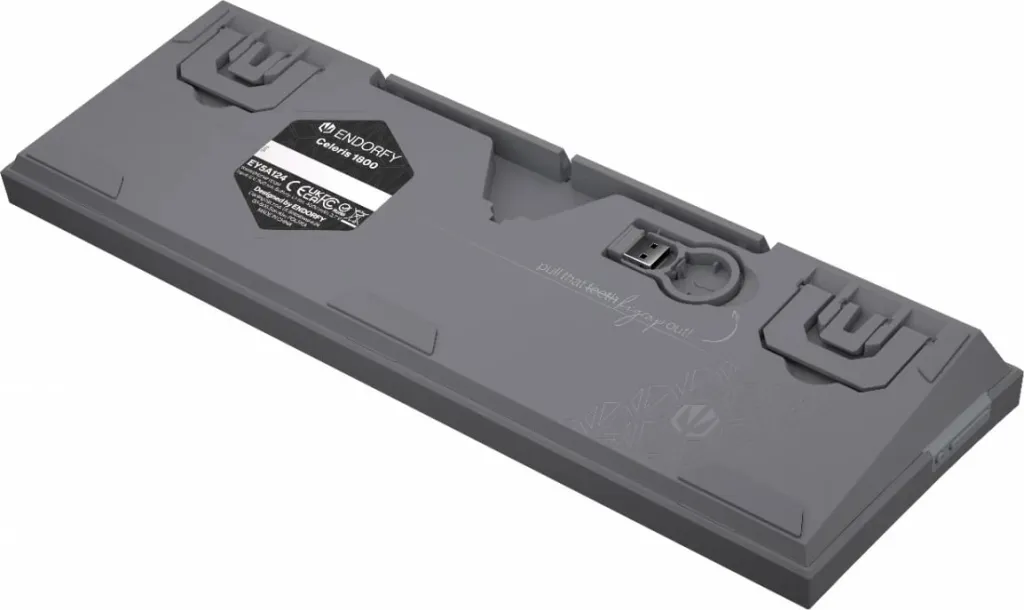Tastierë mekanike Endorfy Celeris 1800, RGB, wireless, 96%, gri - 17